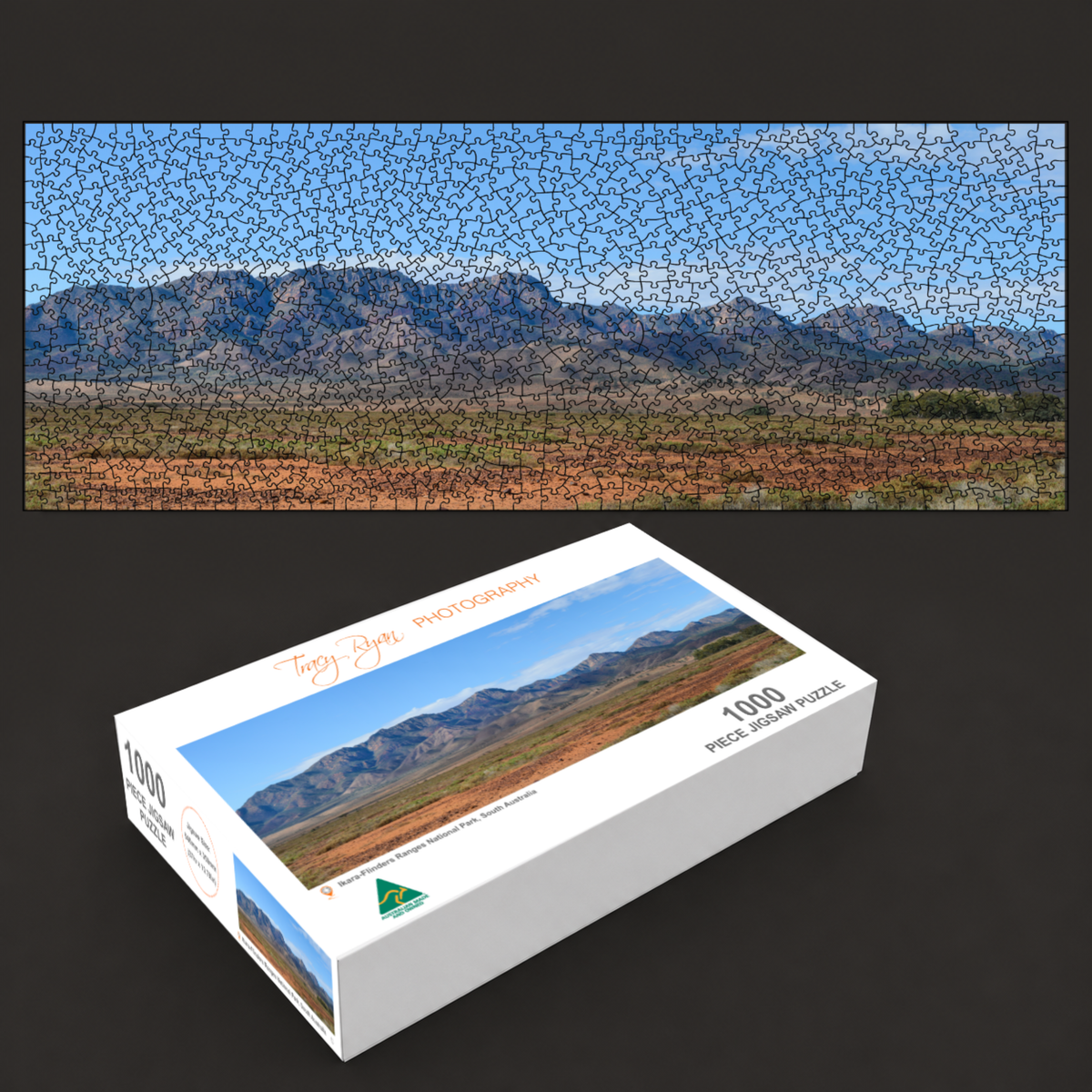 Ikara-Flinders Ranges National Park South Australia 1000 piece jigsaw puzzle by Tracy Ryan Photography