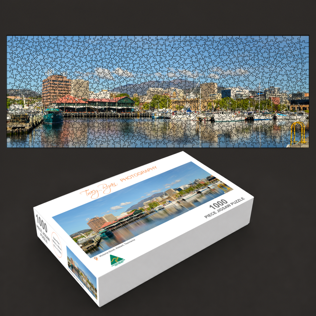 Victoria Dock Hobart Tasmania 1000 piece jigsaw puzzle by Tracy Ryan Photography